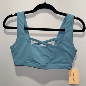 Blogilates Crisscross Bra with Low Square Neck New With Tags